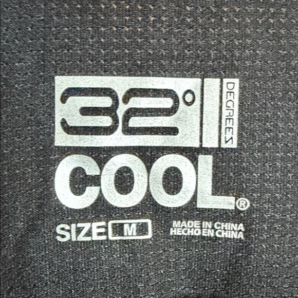 32 Degrees Men's Black Short Sleeve Tee Shirts - Picture 5 of 5